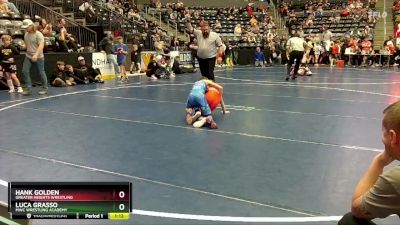 80 lbs Cons. Round 2 - Luca Grasso, MWC Wrestling Academy vs Hank Golden, Greater Heights Wrestling