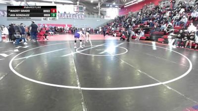 105 lbs Semifinal - Ava Gonzalez, El Paso Riverside vs Maizey Grado, El Paso Burges