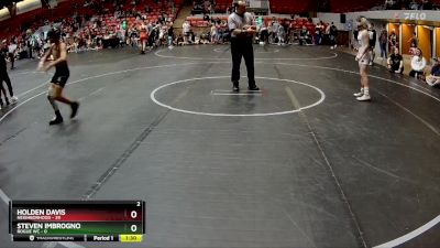 76 lbs Round 4 (8 Team) - Holden Davis, Neighborhood vs Steven Imbrogno, Rogue WC