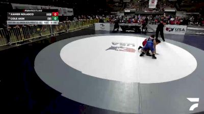 Cons. Round 3 - Xavier Nolasco, Oceanside High School Wrestling vs Cole Akin, Cardinal Wrestling Club