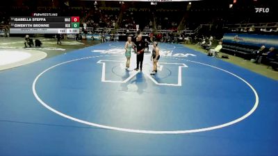 165 lbs Cons. Round 1 - Gwenyth Browne, Roy C. Ketcham-1 vs Isabella Steffa, MacArthur-8