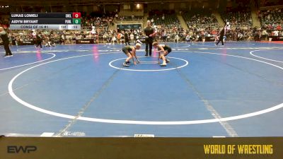 80 lbs Consi Of 16 #1 - Lukas Lomeli, Shelton Wrestling Academy vs Aidyn Bryant, Purler Wrestling