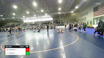 144 lbs Champ. Round 2 - Tyrin Wilkins, Ridgeline vs Wyatt Bingham, Pleasant Grove Jr. High