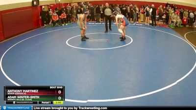 121-122 lbs Semifinal - Anthony Martinez, Bishop Gorman HS vs Adam Winter-Smith, Granite Hills (El Cajon)