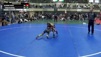 65 lbs Round 2 - Evelyn Duval, Bison Wrestling Club vs Ellinor Statz, Pardeeville Boys Club