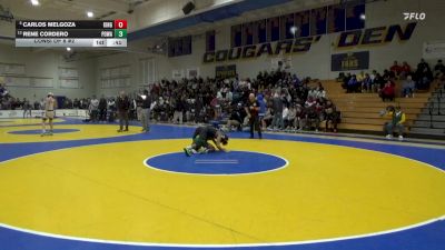 123 lbs Consi Of 8 #2 - Carlos Melgoza, Kingsburg vs Rene Cordero, Poway