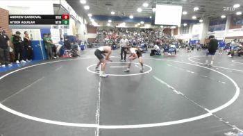 120 lbs Champ. Round 2 - Andrew Sandoval, Woodlake Union vs Ayden Aguilar, Western