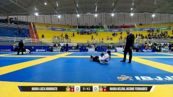 Maria Luiza Honorato vs Maria Helena Jacome Fernandes 2026 IBJJF Brasileiro Kids