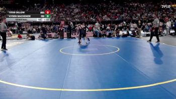 4A 165 lbs Semifinal - Titus Dillow, American Falls vs Kysen Mackenzie, Fruitland