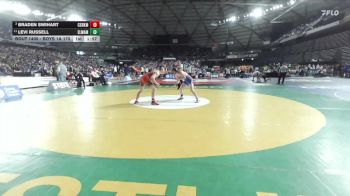 Boys 1A 175 lbs Quarterfinal - Braden Swihart, Castle Rock vs Levi Russell, Elma