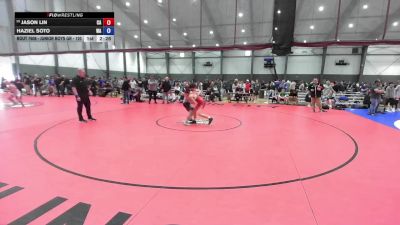 Junior Boys GR - 120 lbs Cons. Round 5 - Jason Lin, CA vs Haziel Soto, WA