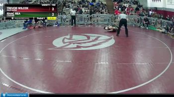 150 lbs Semifinal - Trevor Wilcox, Palo Verde vs Isaac Rea, Lakeside