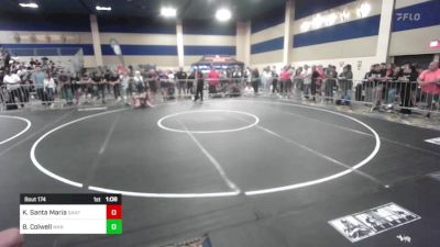 130 lbs Round Of 64 - Kailynn Santa Maria, Santa Fe HS vs Brylee Colwell, War