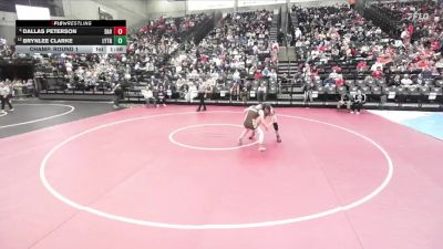 6A 115 lbs Champ. Round 1 - Dallas Peterson, Davis vs Brynlee Clarke, Layton