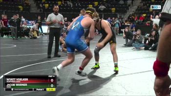 197 lbs Semifinal - Jacob Warner, Iowa vs Wyatt Voelker, Northern Iowa