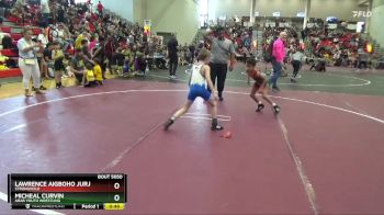60 lbs Cons. Round 1 - Lawrence Aigboho Jurj, Stronghold vs Micheal Curvin, Arab Youth Wrestling
