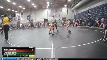 80/85 Round 1 - Kade Simmons, Ninety Six Wrestling vs Jackson Dean, Team Bear Wrestling