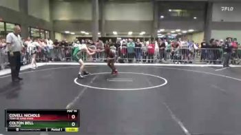 130 lbs Semifinal - Colton Bell, Chapman vs Covell Nichols, Team Of Hard Knox