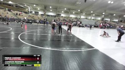 189 lbs Quarterfinal - Cameron Redmore, Warren County Pioneers vs Pierce Cassway, Hazel Green Youth Wrestling