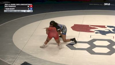 135 lbs 1st Place Match - Noli Paddock, New York vs Rain Scott, Illinois