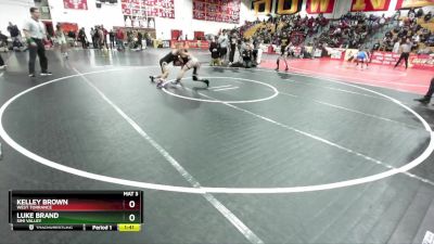 106 lbs Quarterfinal - Kelley Brown, West Torrance vs Luke Brand, Simi Valley