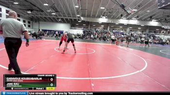 197 lbs Champ. Round 3 - Garavous Kouekabakilaho, Grand View (Iowa) vs Jake Rau, Jamestown (N.D.)