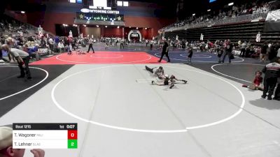 46 lbs Consolation - Traceyn Wagoner, Palisade Little Dawgs vs Tate Lehner, Glasgow WC