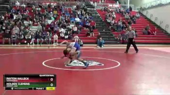 113 lbs Quarterfinal - Holden Clemens, Uniont. Lake vs Payton Halleck, Wadsworth