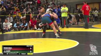 153 lbs Cons. Semi - Ryan Ball, Durham Elite vs Aj Eden, Top Fueler Wrestling Club