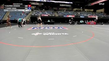 160 lbs Semifinal - 6 Allyssa Johnson, Jamestown vs 7 Darby Weidl, Ottawa