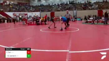 106 lbs Semifinal - Brennan Leonard, Martinsville vs Tyler Tun, Snider High School