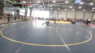 126 lbs Rr Rnd 2 - Ethan Kadish, Doughboy Gold - HSB vs Hector Villarrubia-Torres, Orchard South WC - HSB