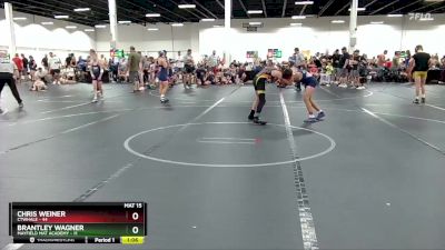 92 lbs Round 3 (6 Team) - Chris Weiner, CTWHALE vs Brantley Wagner, Mayfield Mat Academy