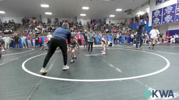 67 lbs Rr Rnd 4 - Canyon Jones, Tecumseh Youth Wrestling vs Maddox Harris, Husky Wrestling Club