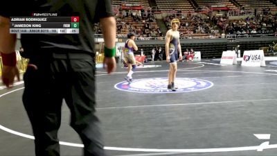 Junior Boys - 165 lbs Champ. Round 2 - Damien Roces vs Max Herndon, Goldmine Wrestling Club