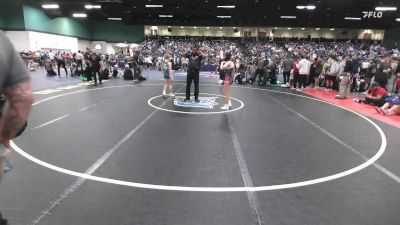 100 lbs Consi Of 16 #2 - Esperanza Gallegos, NM vs Taylor Keckler, PA