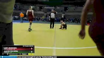 130 lbs Finals (8 Team) - Jacob Reeck, Staples-Motley vs Hunter Polikowsky, Chatfield