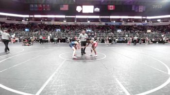 115 lbs Consi Of 16 #1 - L'Lijah Williams, North Desoto Wrestling Academy vs Zane Agnew, Bartlesville Wrestling Club