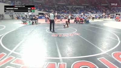 6A Boys 106 lbs Cons. Semi - Max Bell, West Linn Boys vs Anthony Diaz, Oregon City Boys