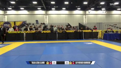 Lily Nevaeh Barroso vs Talia Leda Llano 2024 World IBJJF Jiu-Jitsu No-Gi Championship