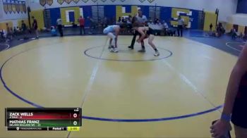 138 lbs Quarters & Wb (16 Team) - Zack Wells, A`Dale vs Mathias Franz, Deland Bulldog WC