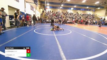 49 lbs Semifinal - Jaxon Ditmore, Dark Cloud Wrestling Club vs Jantzen Duran, Jay Wrestling Club