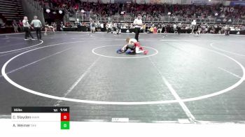 85 lbs Quarterfinal - Corrigan Slayden, Marksmen Wrestling Club vs Austin Weimer, East Kansas Eagles