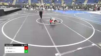 52 lbs Consolation - Marshall Wynn, Cheyenne Mountain Wrestling Club vs Jaxyn Duran, Mayhem
