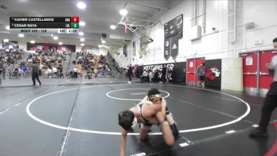 138 lbs Quarterfinal - Xavier Castellanos, Anaheim vs Cesar Raya, Laguna Hills