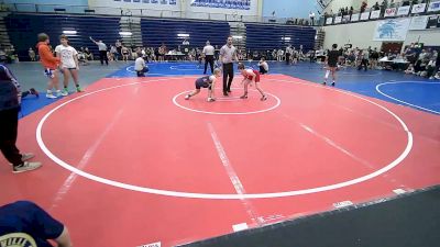 100 lbs Quarterfinal - Duke Hightower, Searcy Youth Wrestling Club vs Aliyana Ortner, Arkansas Warthawgs