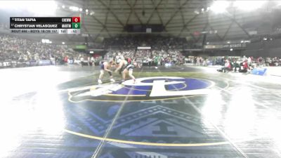 Boys 1B/2B 157 Cons. Round 4 - Chrystian Velasquez, Mabton vs Titan Tapia, Jenkins (Chewelah)