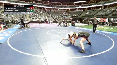 157-4A Quarterfinal - Brandon Dean, Sand Creek vs Wyatt Boley, Cheyenne Mountain