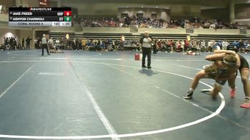 133 Championship Bracket Cons. Round 5 - Jake Freed, Grand Rapids vs Ashton Charmoli, St. Francis