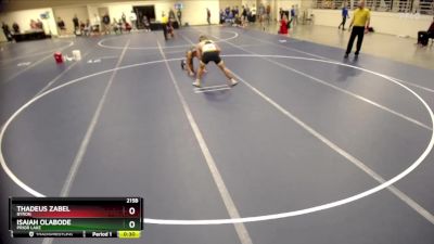 215B Semifinal - Isaiah Olabode, Prior Lake vs Thadeus Zabel, Byron